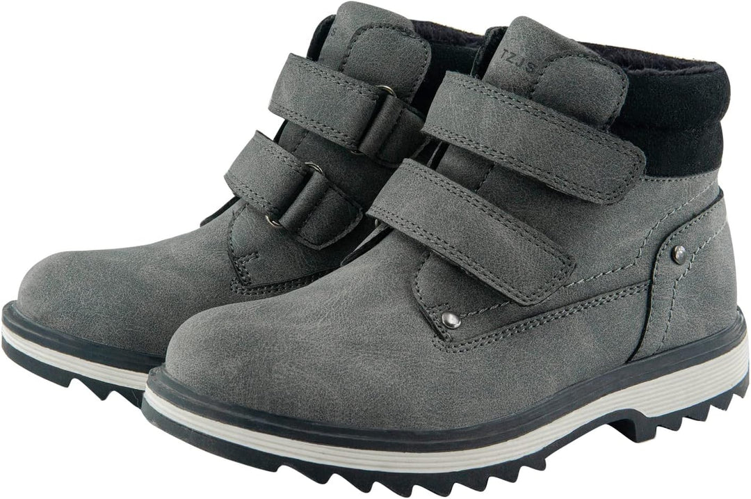 TZJS Unisex Kinder Klassische Stiefel Jungen Mädchen Baby Winterstiefel Mit Klettverschluss Wasserdi
