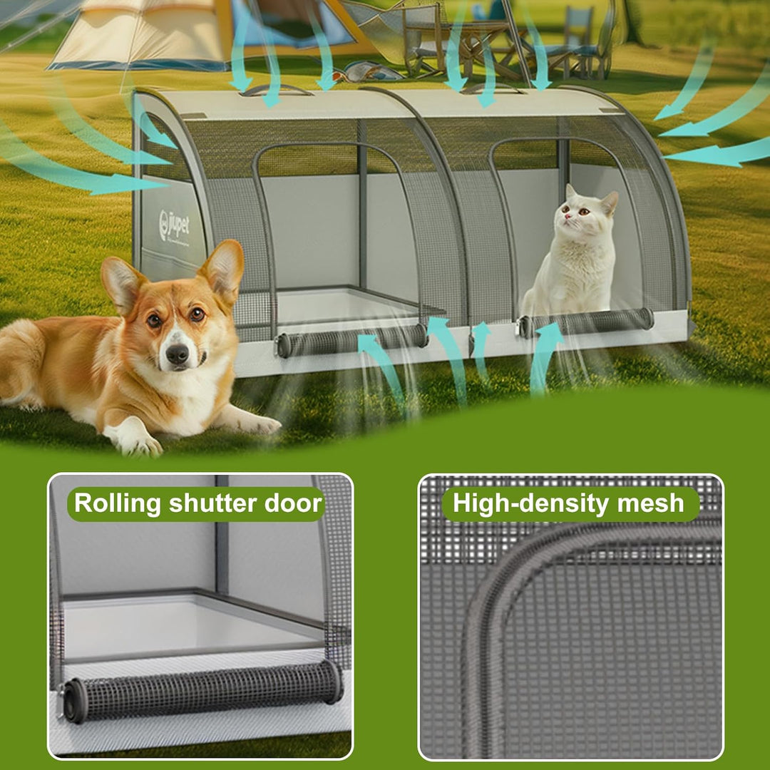 Flatbare Autositz für 2 Katzen oder kleine Hunde, Wasserdichter Hundeautositz für Rück, Waschbares K