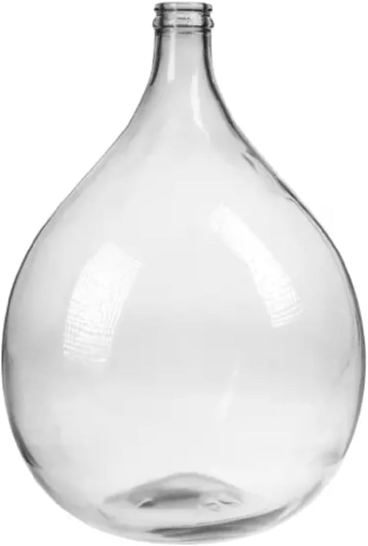 Weinballon 10L mit Kunststoffkorb + Trichter + HEFE + 1xROT-Gummistopfen + 1xGärröhrchen, Glasballon
