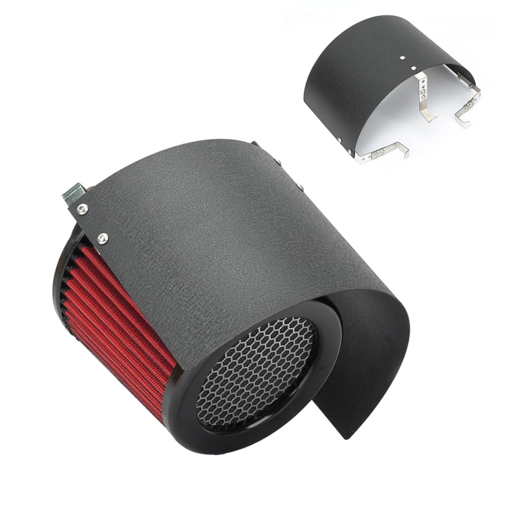 Universal Auto Air Filter Cover Heat Shield, Auto Luftfilterabdeckung Edelstahl Hitzeschild,für 2.5-
