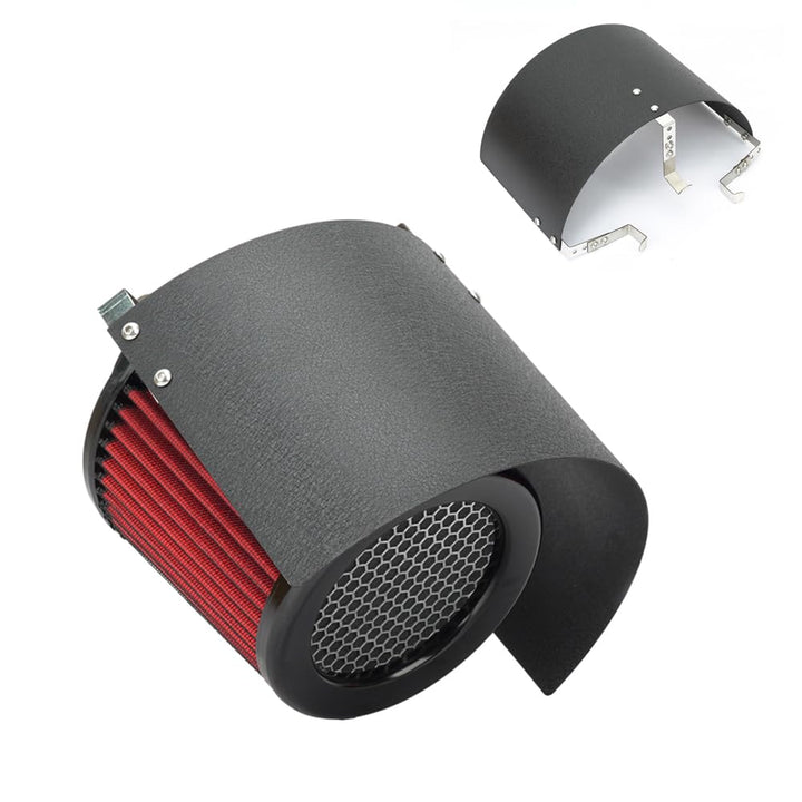Universal Auto Air Filter Cover Heat Shield, Auto Luftfilterabdeckung Edelstahl Hitzeschild,für 2.5-