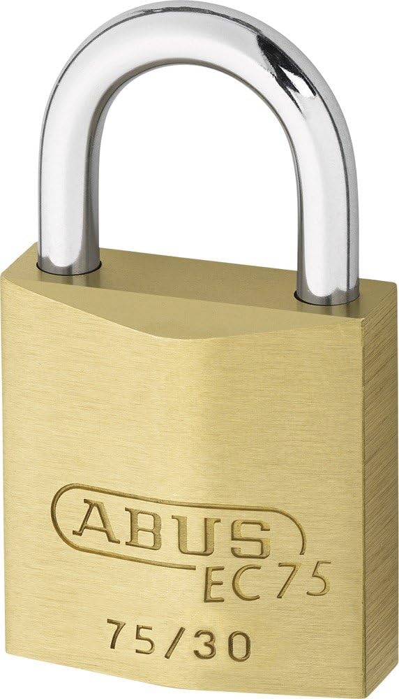 ABUS Messing-Vorhangschloss 75/30, 26637 30mm Messing, 30mm Messing