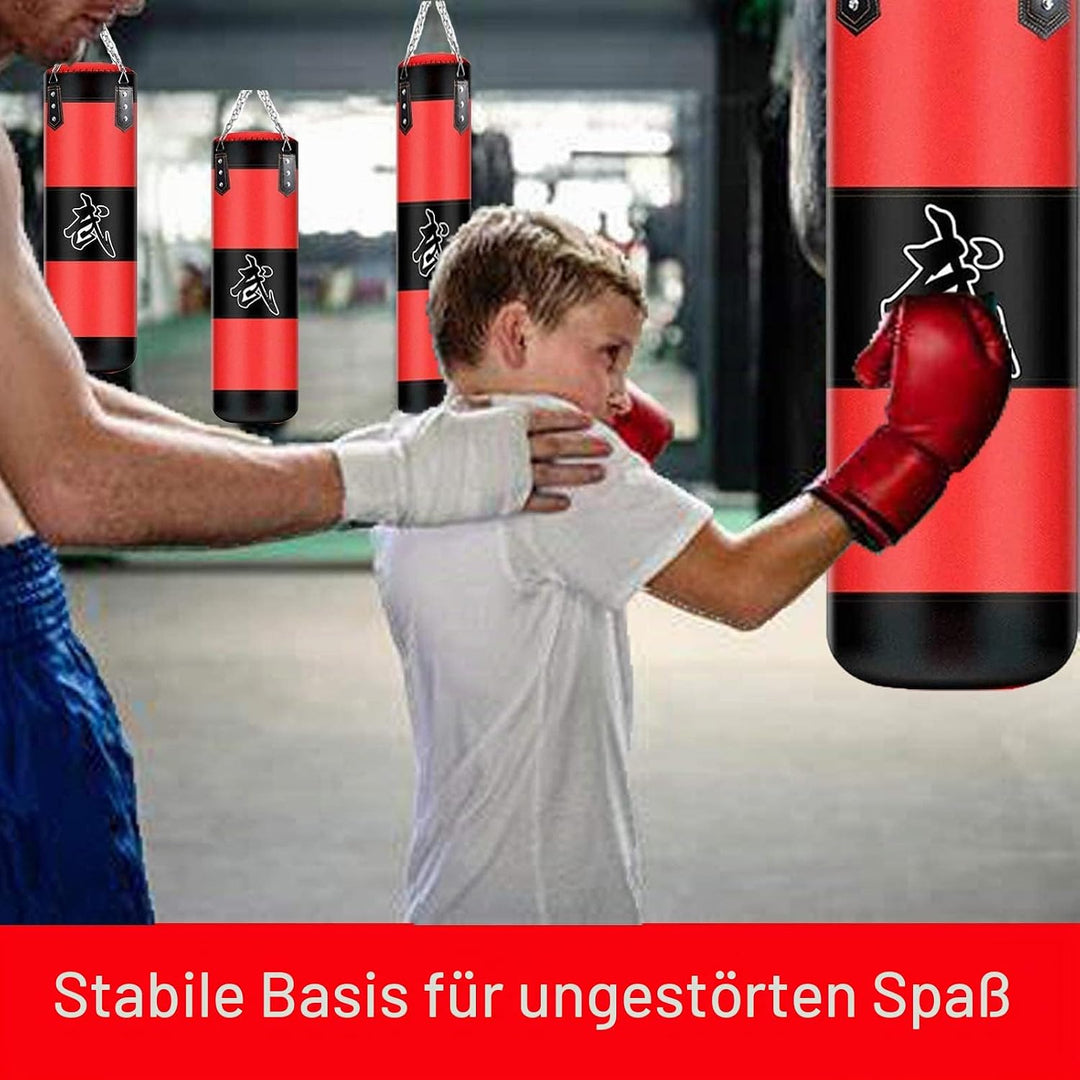 Boxsack Hängende Punchingsäcke,Punching Bag,(Keine Füllung) MMA-Boxball Muay Martial Arts Kickbox-Bo
