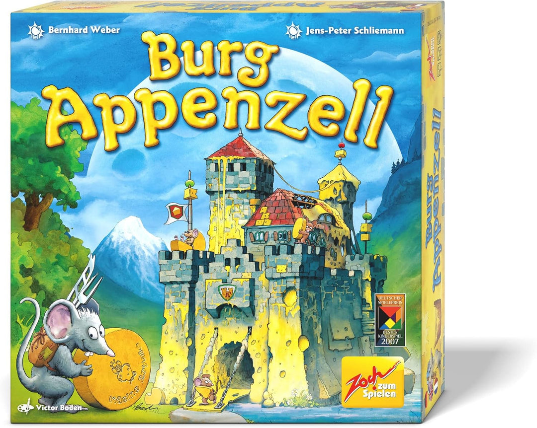 Zoch 601105193 Burg Appenzell (Neuauflage) - Familienspiel für 2 bis 4 Spieler – ein doppelbödiger L