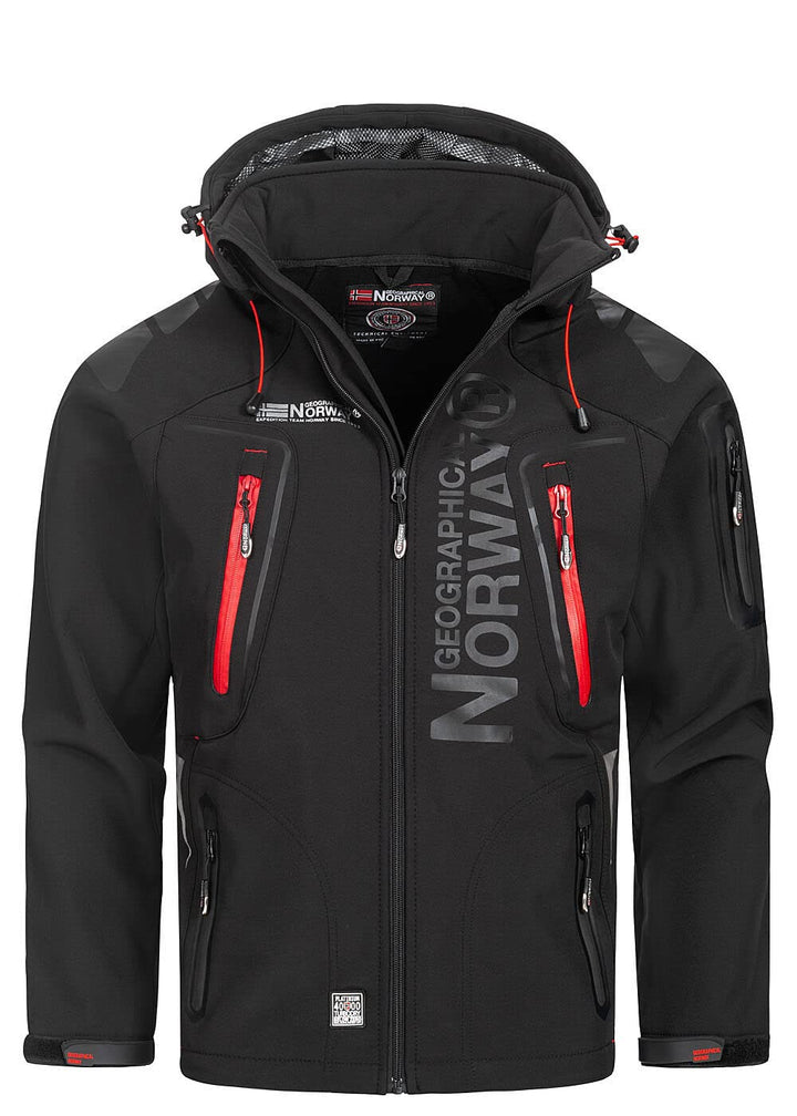 Geographical Norway Techno Men Softshelljacke für Herren, atmungsaktiv, für den Outdoor, Winter, Win