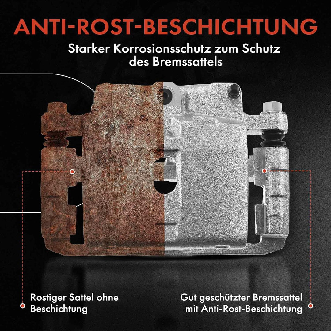 Frankberg 2x Bremssattel Bremszange Vorne Links Rechts Kompatibel mit Delica/Space Gear 1995-1996 L