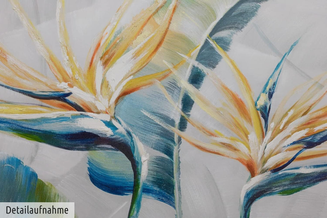 KunstLoft Leinwandbild | 100% HANDGEMALT | 150x50cm | Gemälde &