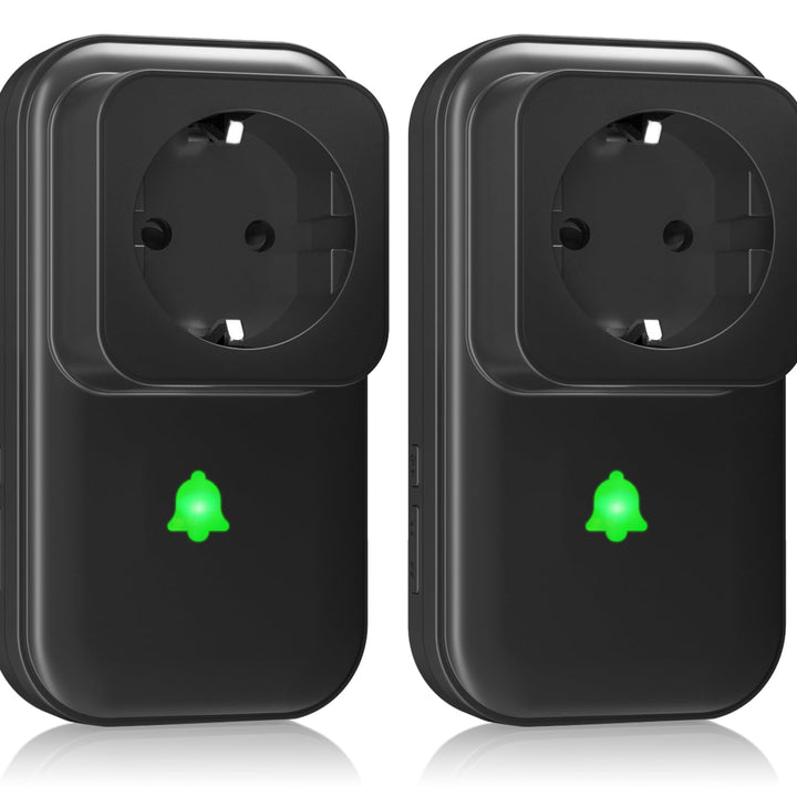 2Pack Stromausfallalarm melder mit LED Anzeige, 0-110db Gefrierschrank Stromausfallmelder Stromausfa