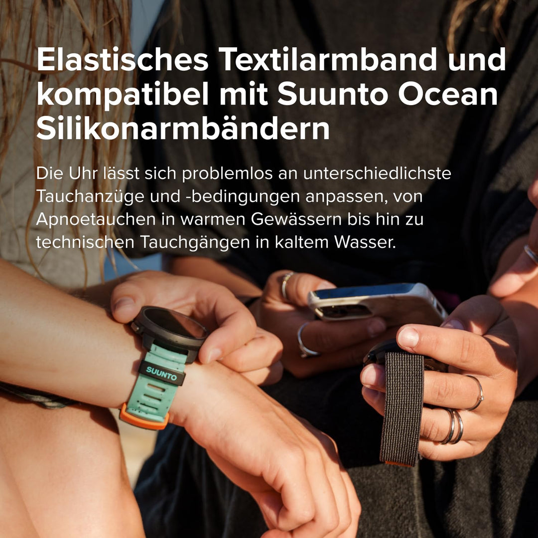 SUUNTO Nautic S Tauchcomputer, AMOLED-Touchscreen, wasserdicht bis 80 m | 60 Stunden Tauchzeit, inte