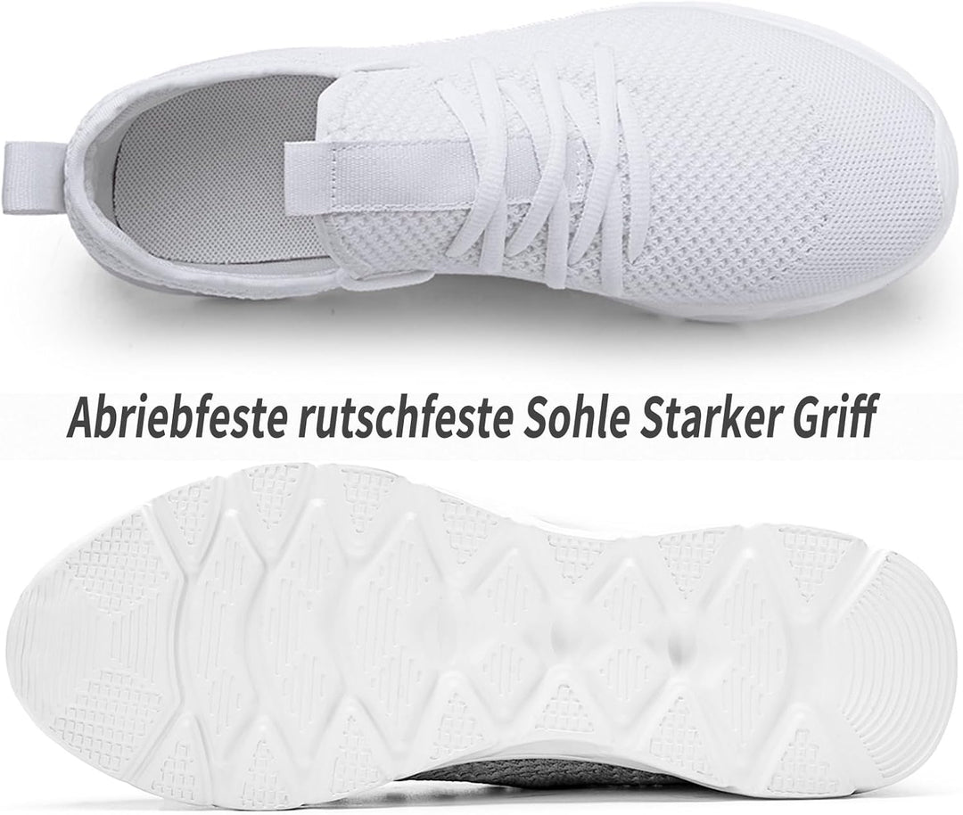 MGNLRTI Herren Sneaker Walkingschuhe Atmungsaktiv Strassenlaufschuhe Leicht Freizeit Sportschuhe für