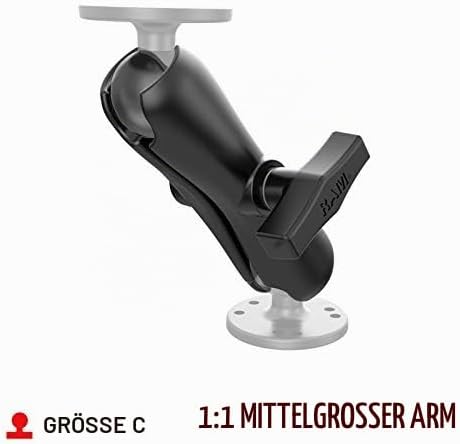Double Socket Arm for 1.5 Ball