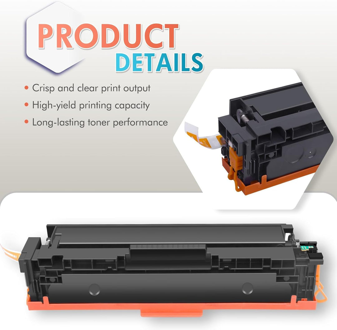 207X 207A Toner Ersatz Kompatible für HP 207X 207A Color Laserjet Pro MFP M283fdw M255dw M282nw M283