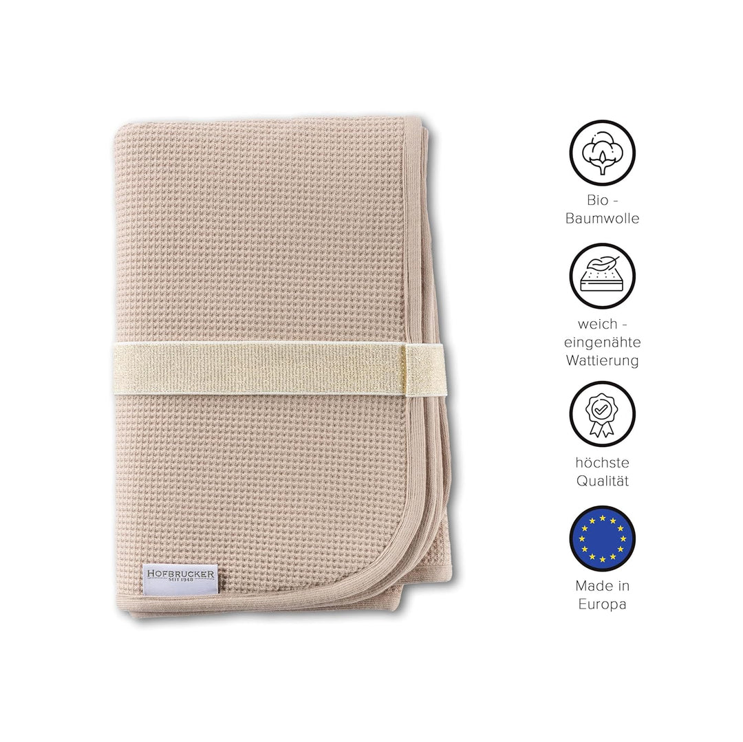 Hofbrucker® Windeltasche mit Wickelunterlage für unterwegs, faltbare Wickelclutch mit Organizer für