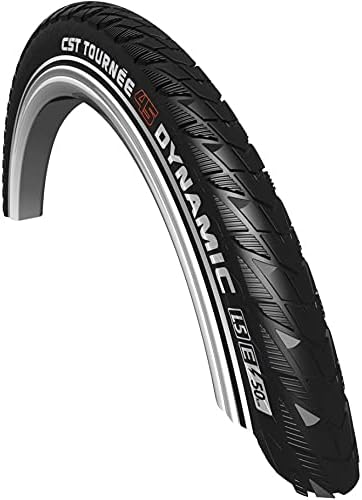 CST Tournee Radfahren, Abdeckung Tourney Dynamic City 28 x 1.40 Rig.Schwarz, T.U