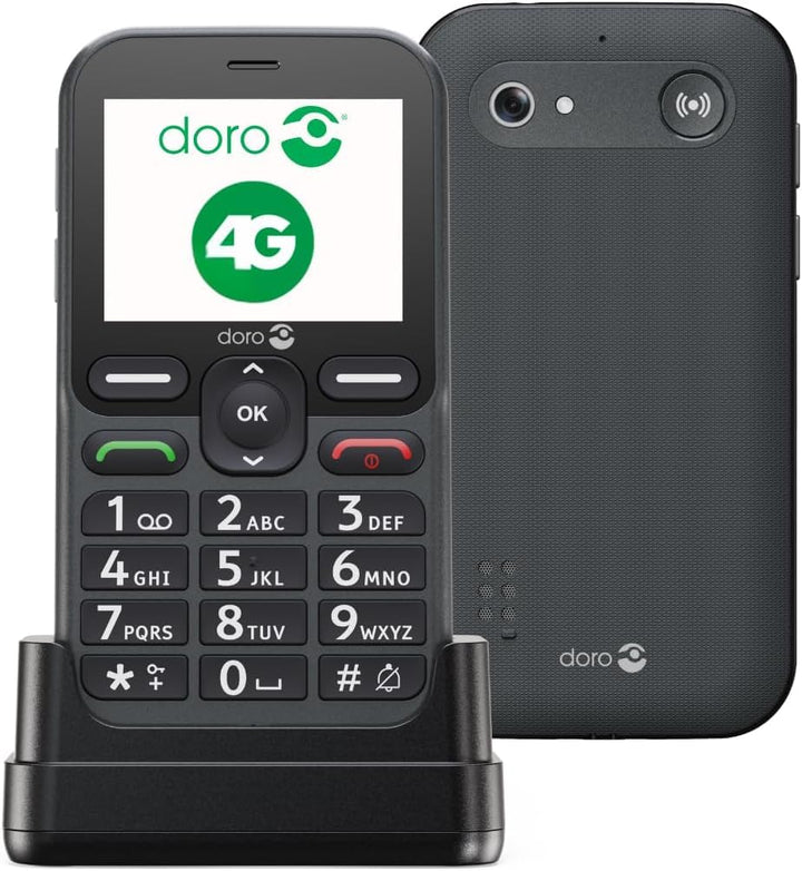 Doro Leva L11 Nicht gesperrtes Mobiltelefon für Senioren – Grosser Landschaftsbildschirm – Leistungs