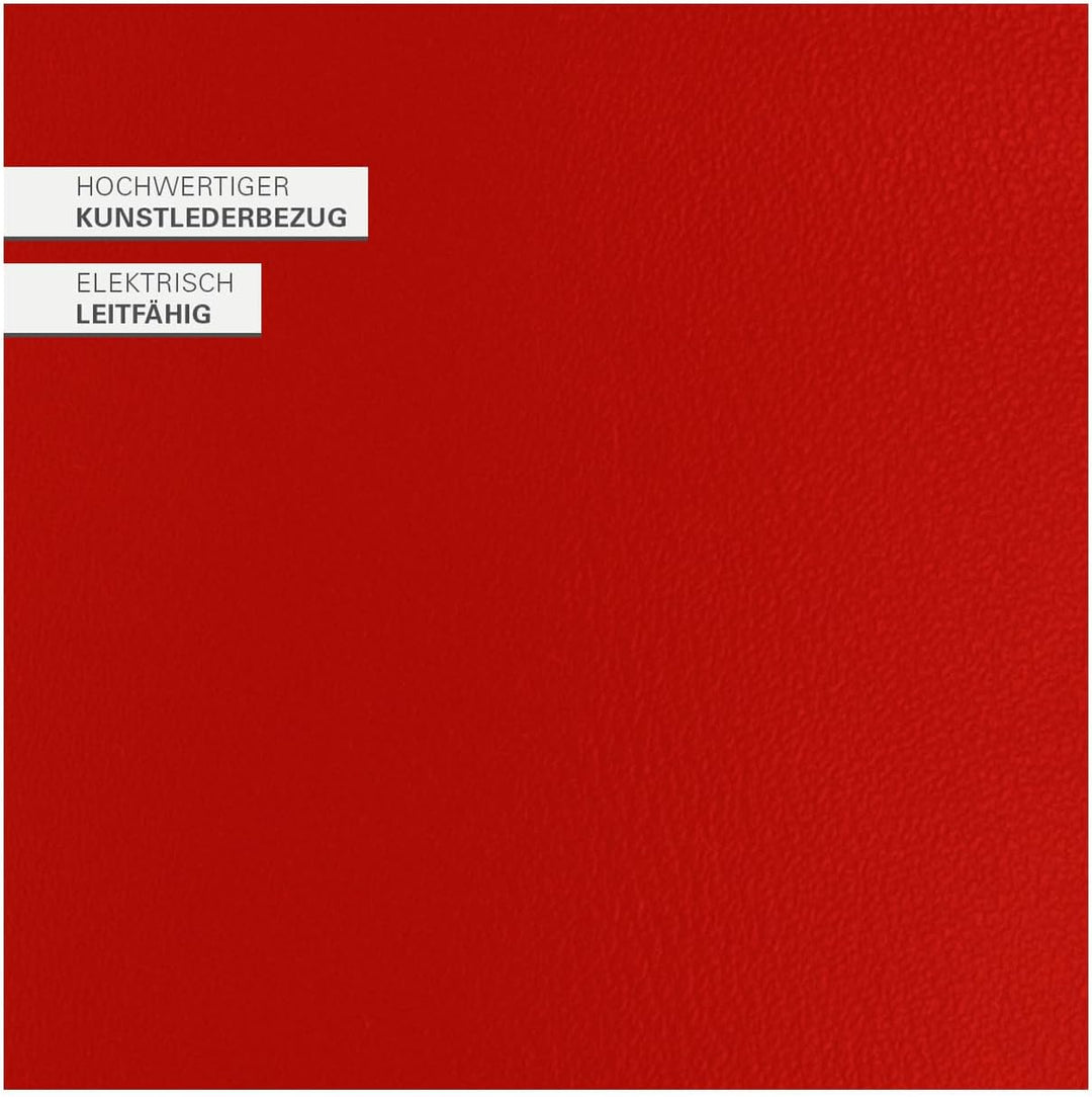 Sport-Tec Stufen-Lagerungskissen Stufenlagerungswürfel Lagerungswürfel 50x25x10 cm Rot, Rot