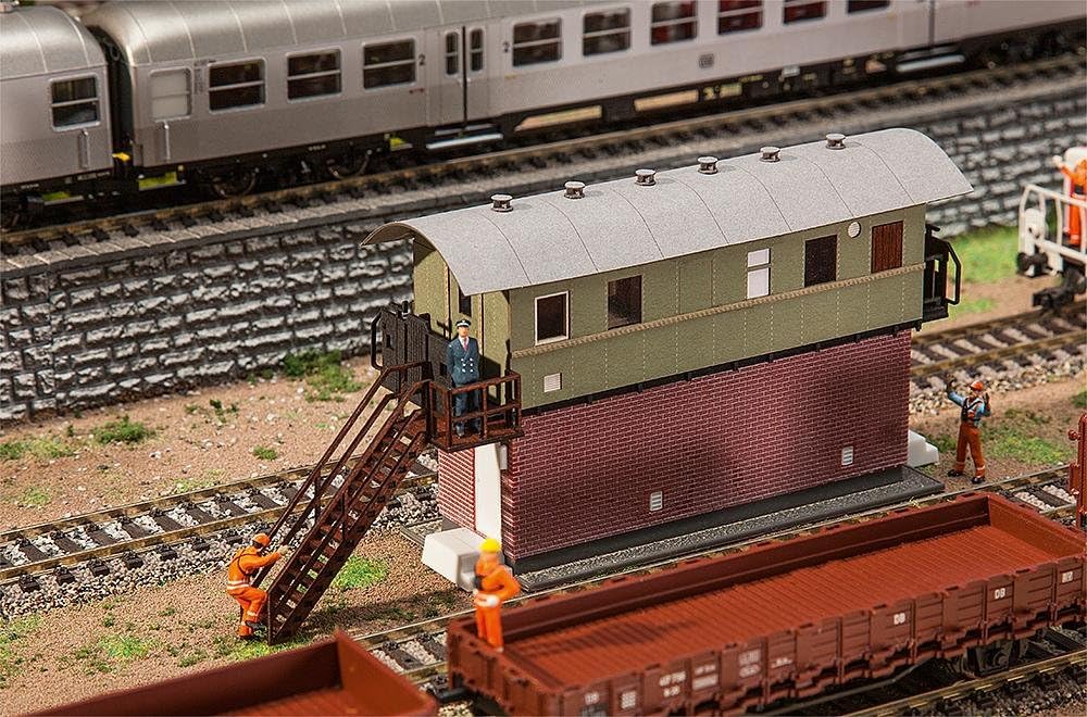 Faller FA 120112 - Behelfsstellwerk, Zubehör für die Modelleisenbahn, Modellbau