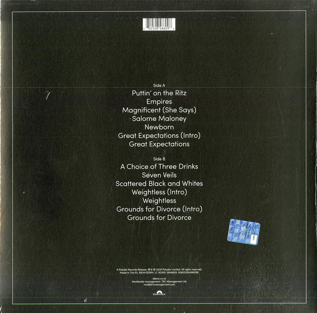 Live at the Ritz-An Acoustic Performance, Vinyl
