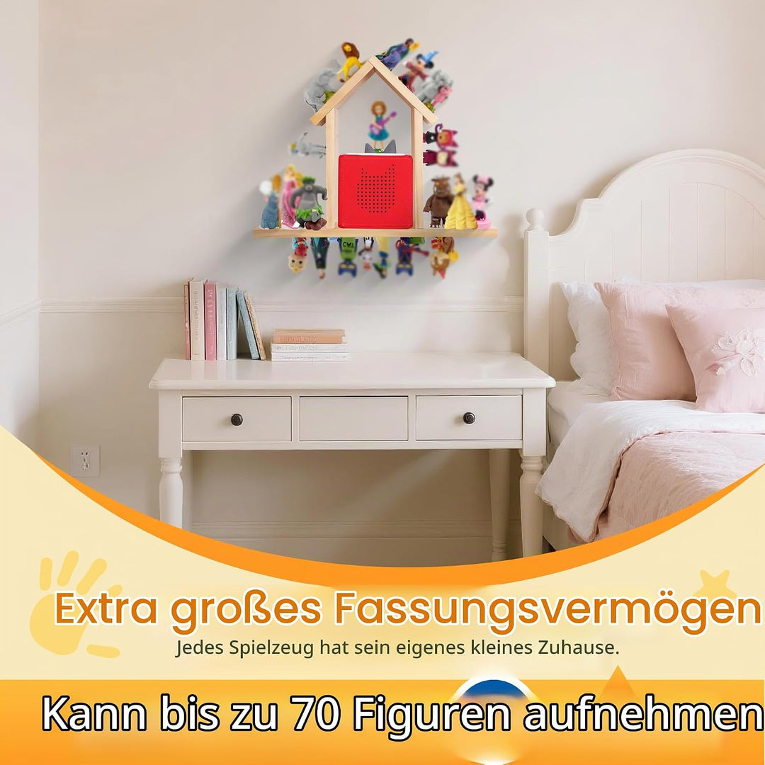Magnetisches Regal für Tonies Figuren,Wandregal für Toniebox Charaktere,Aufbewahrungs- und Organizer