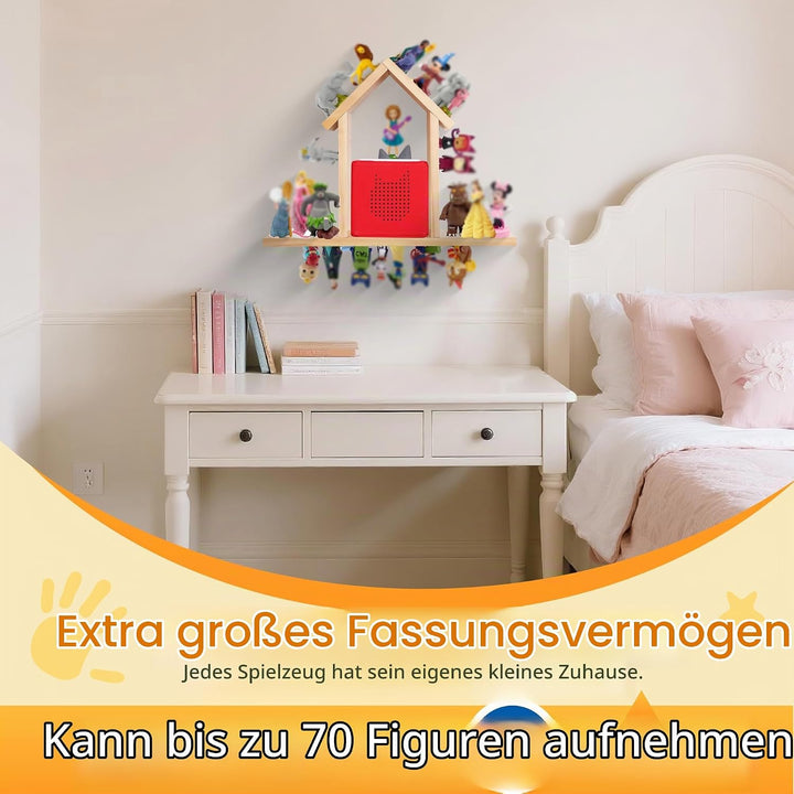 Magnetisches Regal für Tonies Figuren,Wandregal für Toniebox Charaktere,Aufbewahrungs- und Organizer