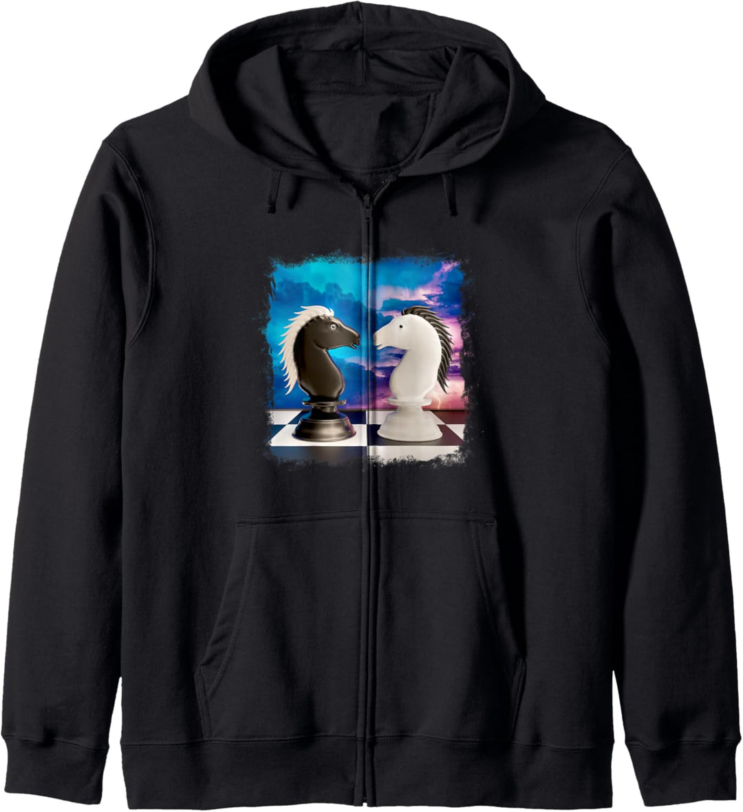 Schachpferde Kapuzenjacke