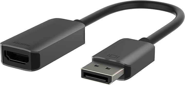 Belkin HDMI/DisplayPort-Adapter, DP 1.2 auf HDMI 2.0-Konverter für 4K-Monitor, 60 Hz, mit HDR 10, ko