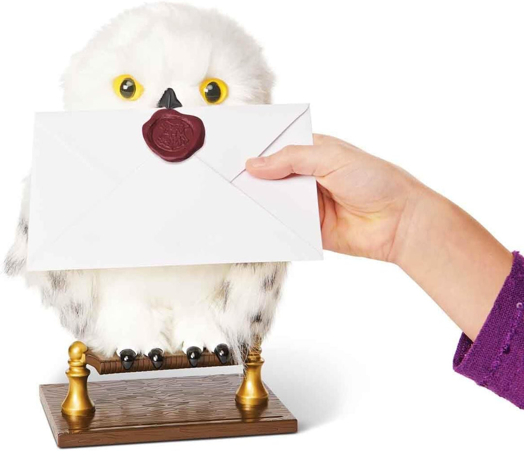 Wizarding World Harry Potter - Interaktive Plüsch-Eule Hedwig mit über 15 Geräuschen und Bewegungen