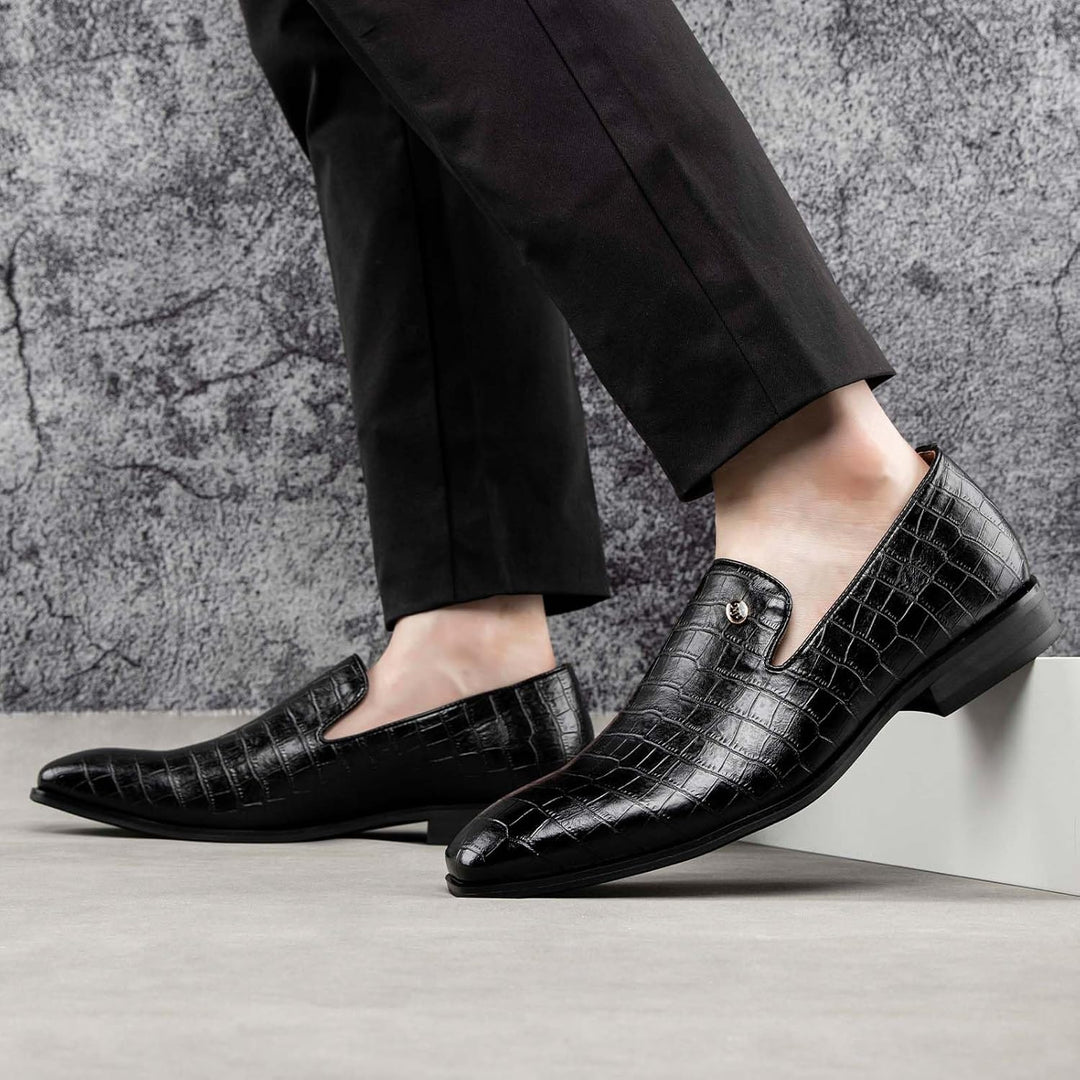 MEIJIANA Herren Mokassins Klassische Herren Anzug Schuhe Elegante Schuhe Leder Sommer Freizeitschuhe