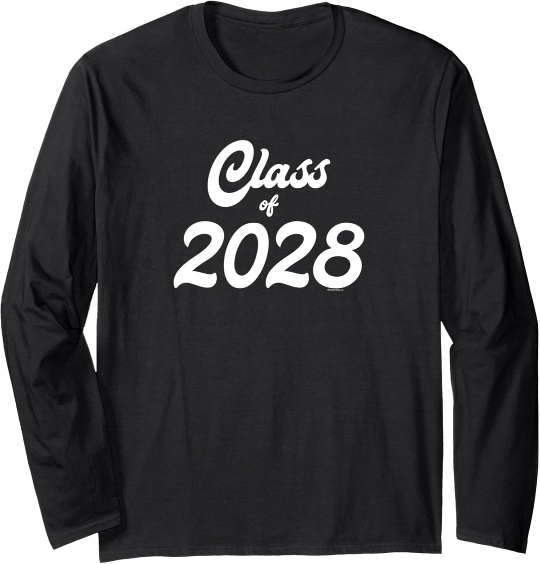 Class of 2028 Shirt | Graduation Gift Him Her Senior Class Langarmshirt