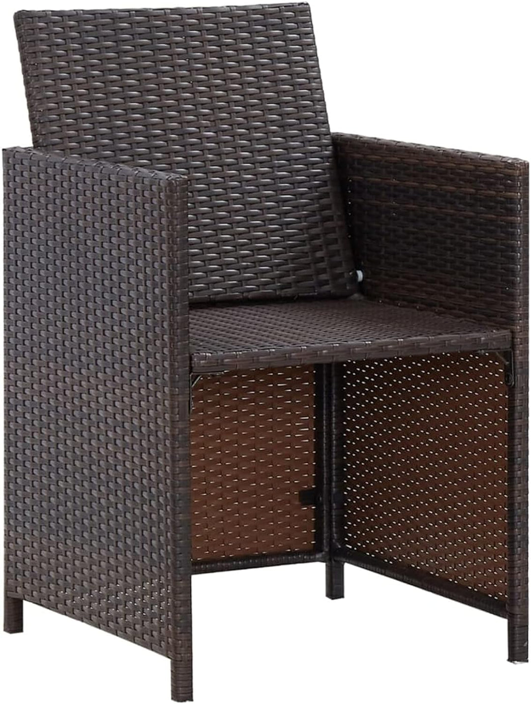 Tidyard Gartenstuhl Hocker Set 4-TLG.Sitzhocker Fusshocker Gartenhocker Gartensessel Essstuhl Stuhl