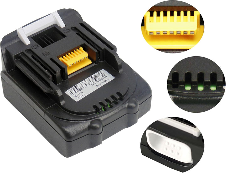 14,4V 1500mah Ersatz Akku für Makita Akku 14,4V BL1450 BL1430 BL1415 BL1440 BL1415N mit LED Indikato