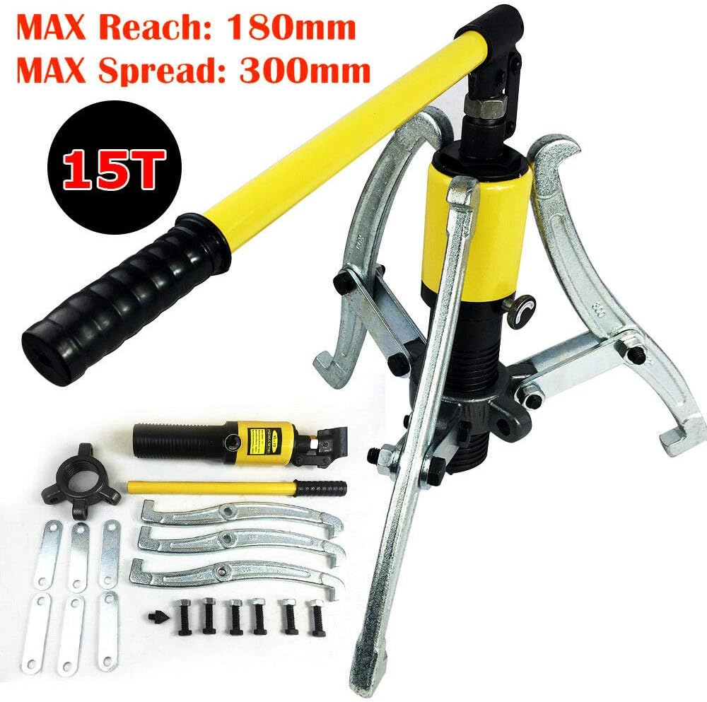 Hydraulik Abzieher Hydraulisch 15 Tonnen Hydraulikleistung Gerät Radnabenabzieher Ausdrücker Set Lag