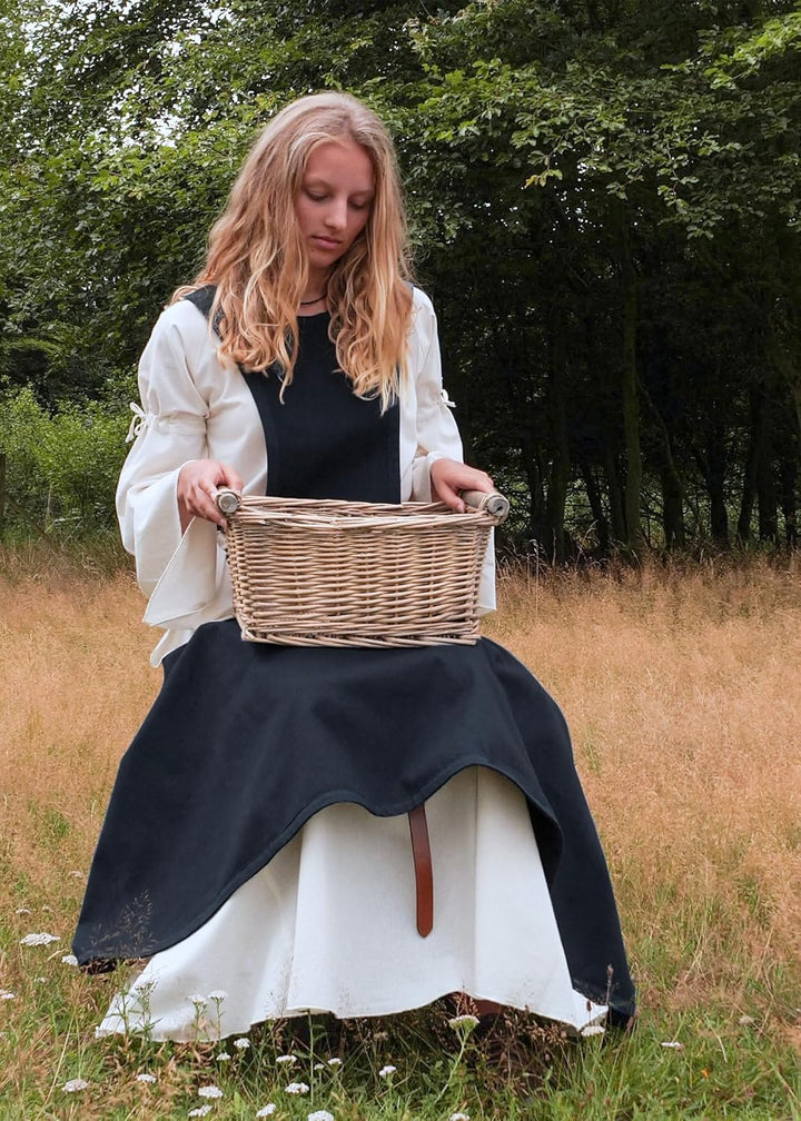 Battle-Merchant Mittelalter Überkleid Surcot Andra für Damen aus Canvas | Segeltuch Baumwolle Wiking