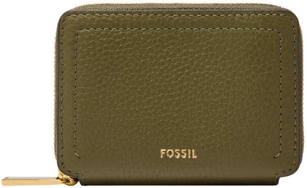 FOSSIL Damen Logan Card Case 10.16 cm L x 1.91 cm W x 7.62 cm H Grün, 10.16 cm L x 1.91 cm W x 7.62