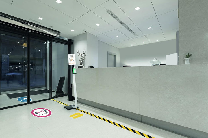 Durable Bodenmarkierung Fussform (Selbstklebende Markierungsfüsse, 5 Paar) RAL 1003 Signalgelb, 1727