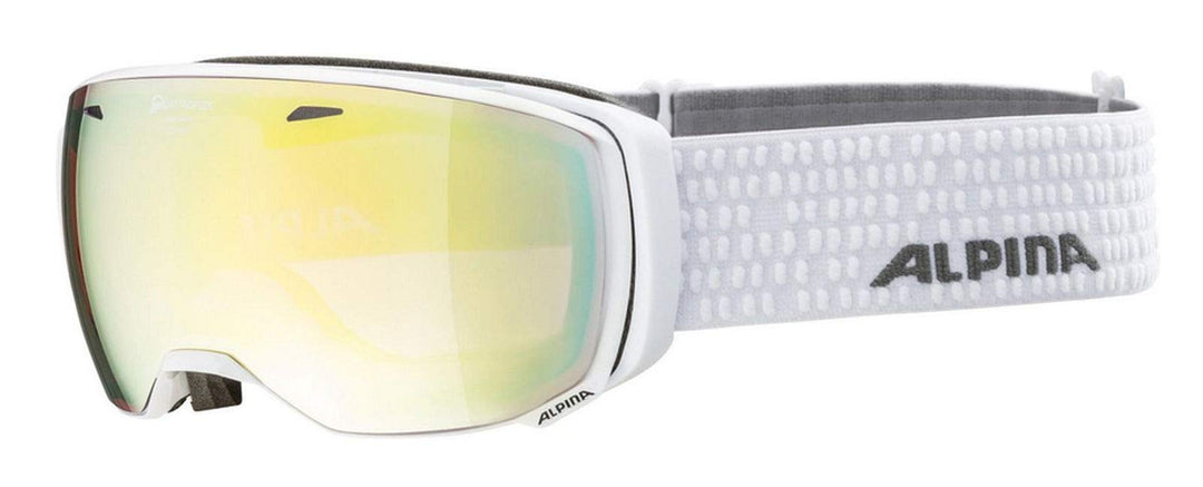 ALPINA ESTETICA Q - Verspiegelte, Kontrastverstärkende & Polarisierte OTG Skibrille Mit 100% UV-Schu