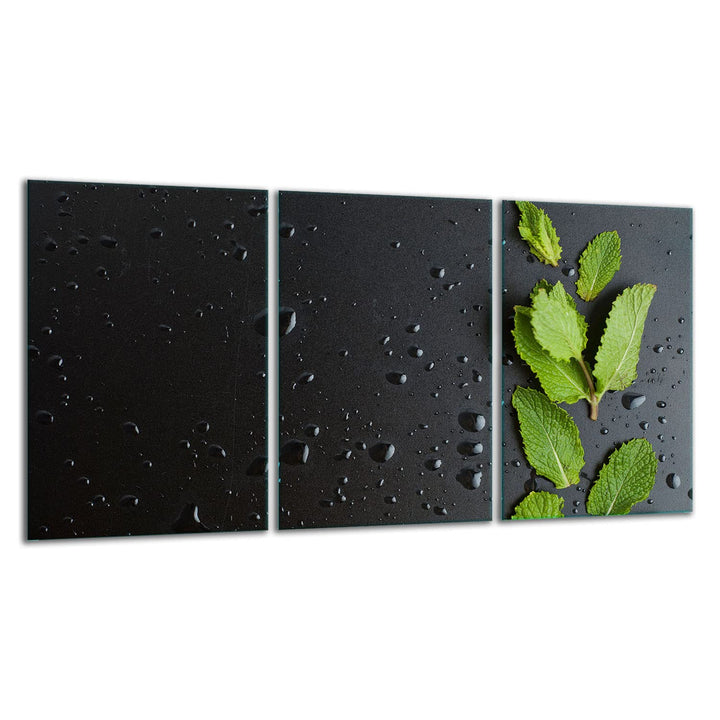 TMK ArtDeko Herdabdeckplatte 3 Teilig 3x30x52 cm - Spritzschutz Herdabdeckung – Herdschutz aus Siche