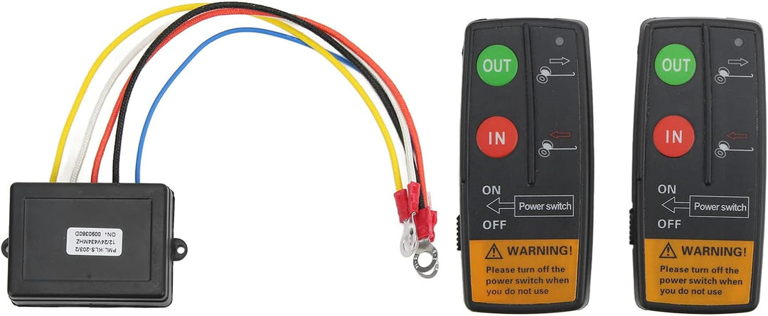 BOROCO Wireless Elektrische Seilwinde Motorwinde Controller, 75 Fuss Reichweite 12 V 24 V hohe Empfi