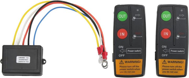 BOROCO Wireless Elektrische Seilwinde Motorwinde Controller, 75 Fuss Reichweite 12 V 24 V hohe Empfi