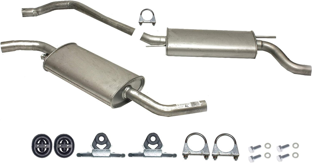 Ferroz Export Ersatz für Auspuffanlage Auspuff ab Kat VW T4 Transporter 2.0 2.5 1.9 D 2.4 D + Anbauk