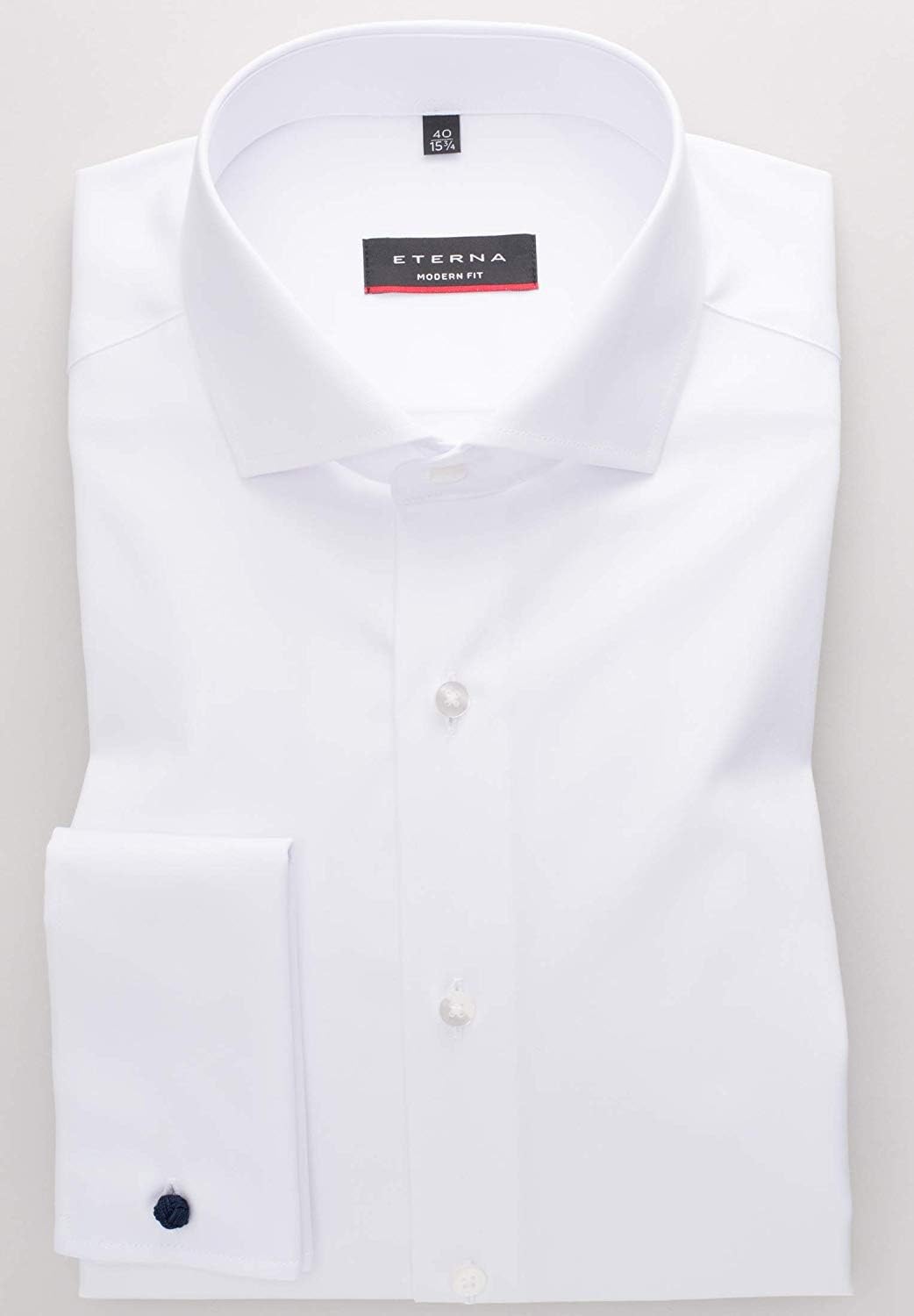 ETERNA Herren Cover Shirt MODERN FIT 44 Weiss, 44 Weiss