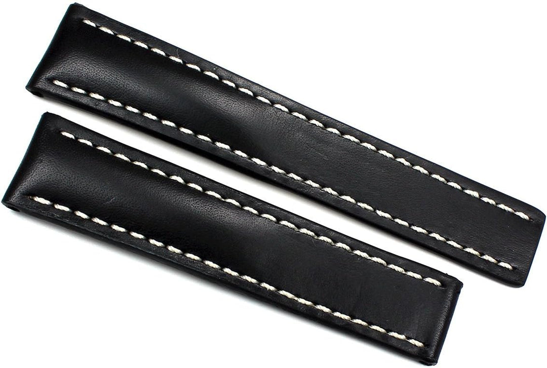 RIOS1931 Herren Leder Uhrenarmband Für Faltschliesse Handvernäht Breitling