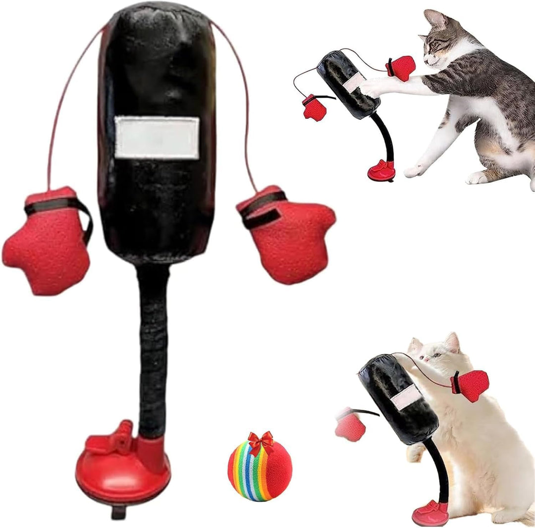 Boxsack mit Handschuhen Katzenspielzeug, EIN Katzen-Boxspielzeug - Boxsack für Katzen für Kätzchen |