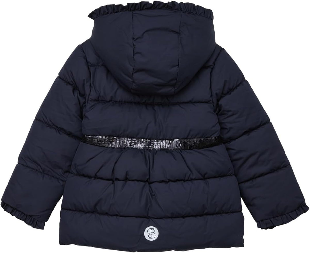 s.Oliver Steppjacke mit abnehmbarem Kunstfell 104 Blau, 104 Blau