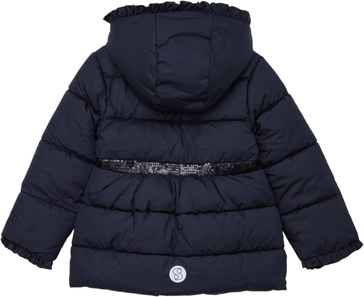 s.Oliver Steppjacke mit abnehmbarem Kunstfell 116 Blau, 116 Blau