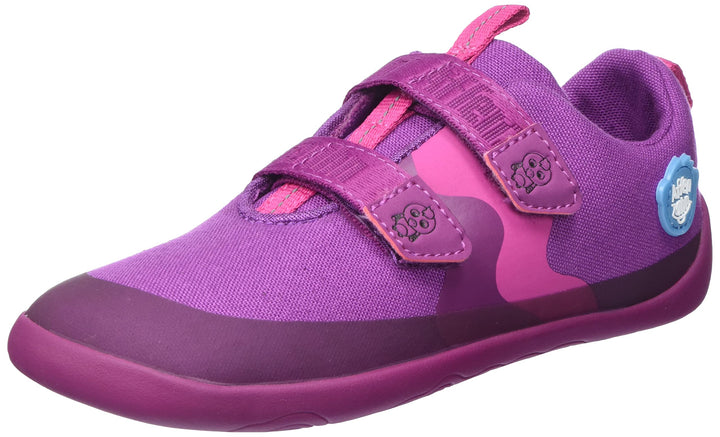 Affenzahn Barfussschuh Baumwolle Lucky Klettverschluss Vegan rutschfest Flexibel Reflektierend für d