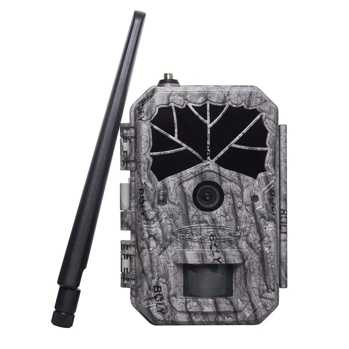 Wildkamera 36MP 4G, Kabellose Jagdkamera HD mit 940nm Infrarot-LED, Tarnmuster Trail Game Kamera Sco