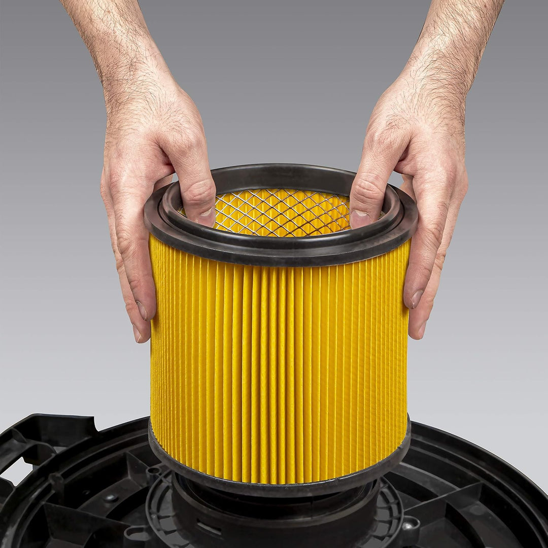 Vacmaster Standard Cartridge Filter & Retainer Für die Verwendung mit Nass-/Trockensaugern von 2,7 b