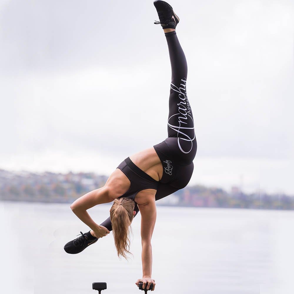 Anarchy Apparel Leggings, Panthera, Fitness, Women, Pants, Compression, Hosen XS Schwarz, XS Schwarz