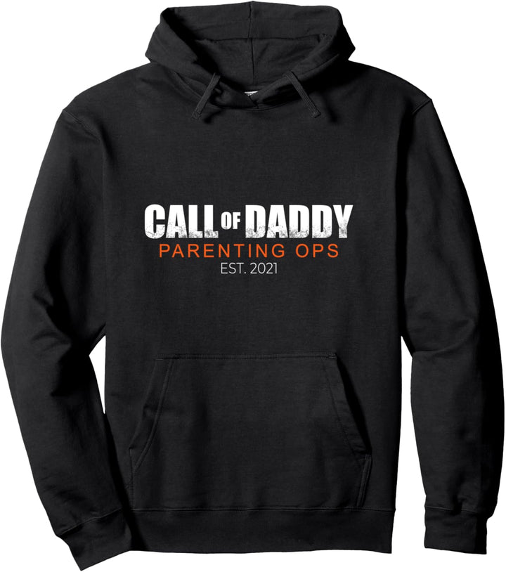 Call Of Daddy Father's Day Gift Gamer Dad Daddy Est 2021 Pullover Hoodie